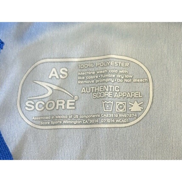 Score Authentlc Soccer Club Jersey Size Small Dry Fit Shirt Short Sleeve T - Picture 6 of 6